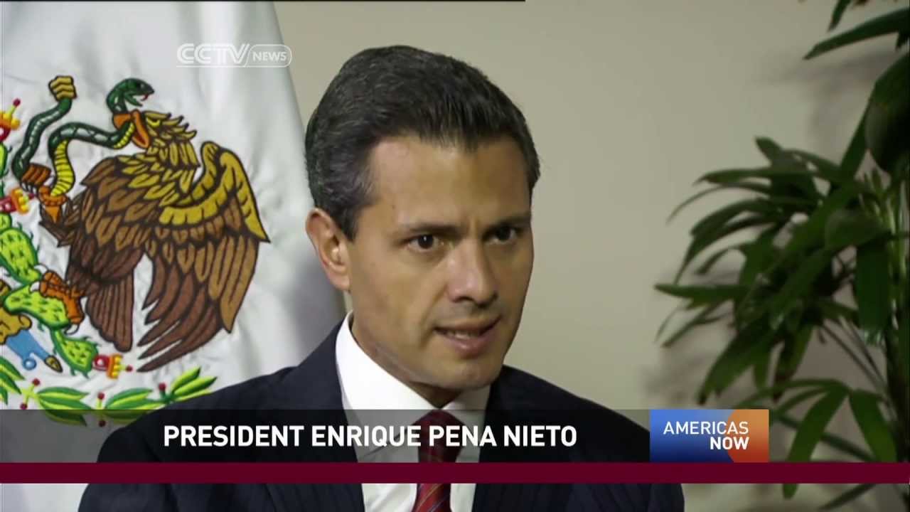 President of Mexico Enrique Peña Nieto talks to Americas Now