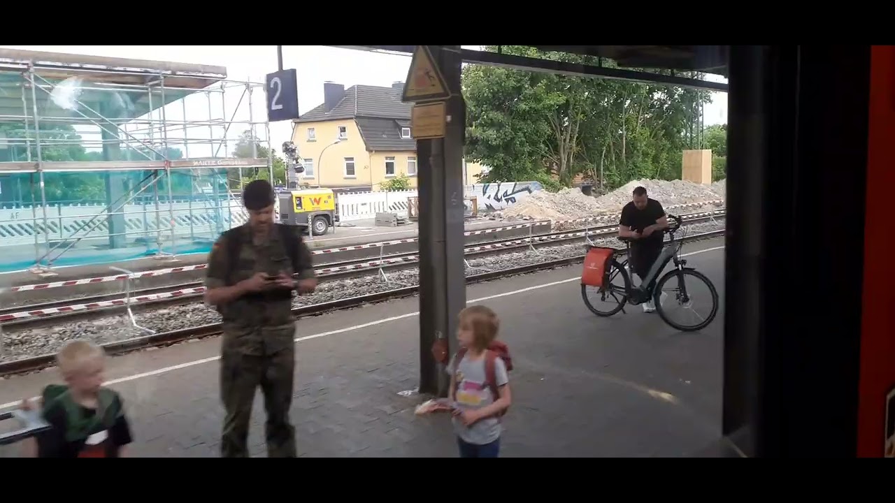 mitfahrt RE 2 westbevern - Osnabrück Hbf mit zwangsbremsung