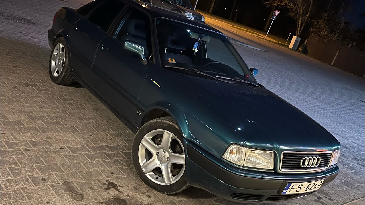 Диски R17 215/50 ет30 на ауди 80 B4 примерка