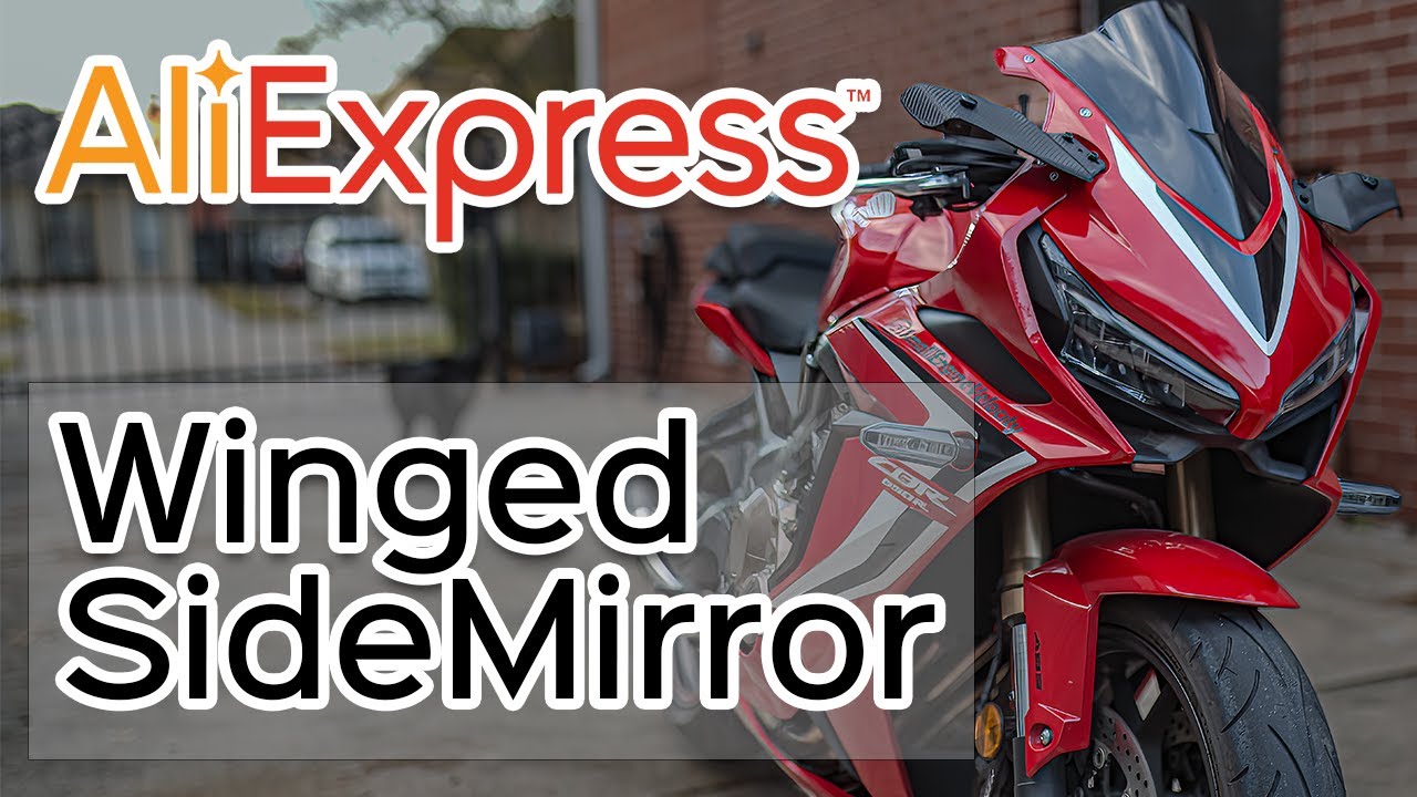 Honda CBR650R Wing Mirrors or Wings with mirrors REVIEW #cbr650r #aliexpress #smallenginevelocity