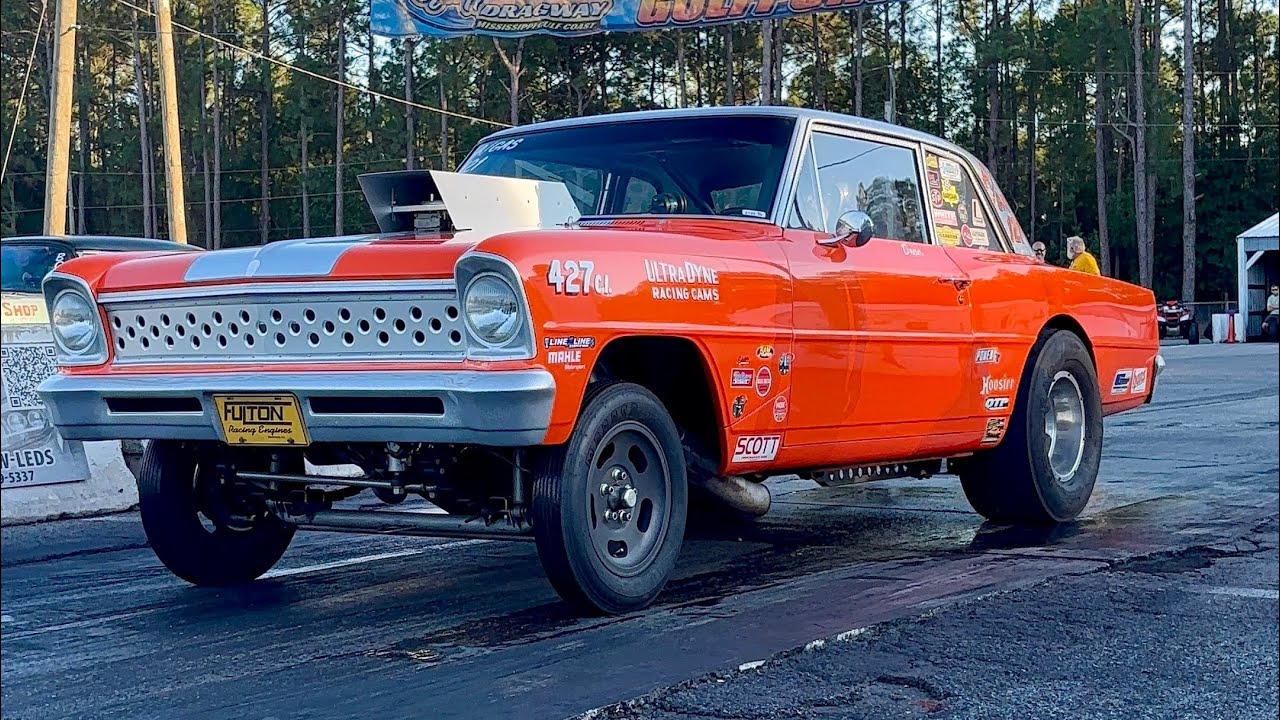 Footbrake drag racing at Gulfport Dragway | #carracing #dragracing #racing 
