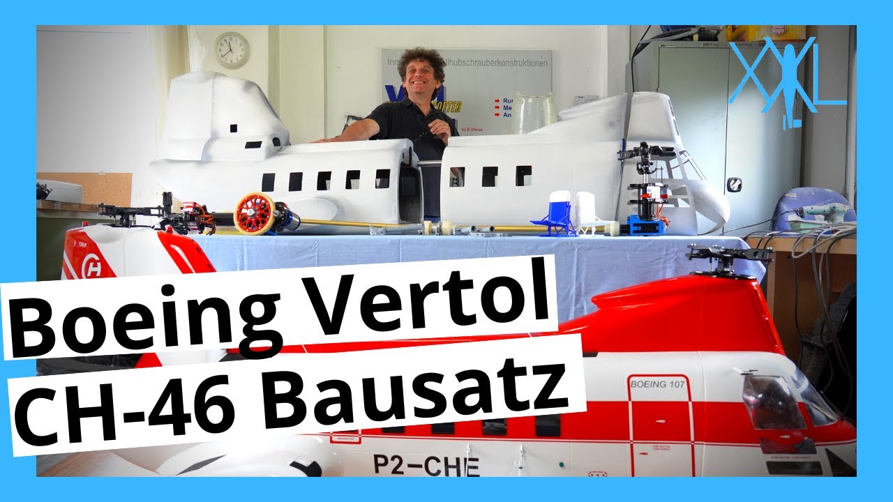 Boeing Vertol CH-46 Bausatz | XXL-modelhelicopter