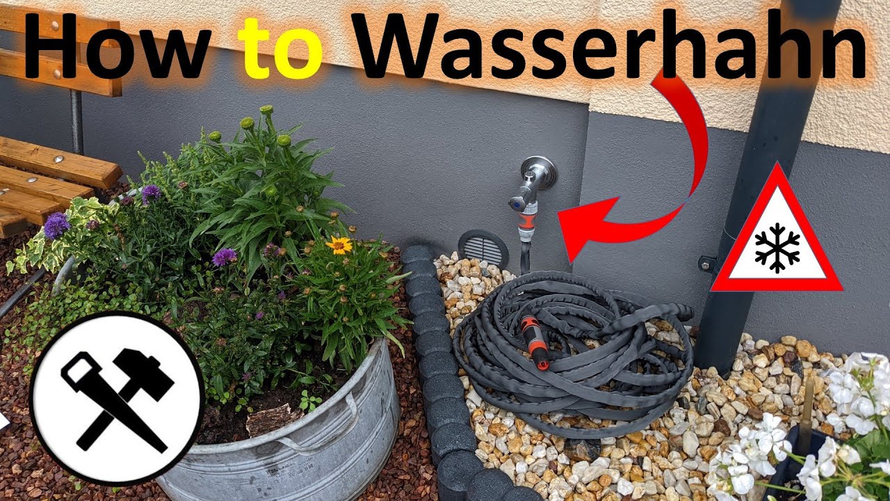 Wasserhahn frostsichere Außenarmatur - Kemper FROSTI PLUS Montage komplette installation