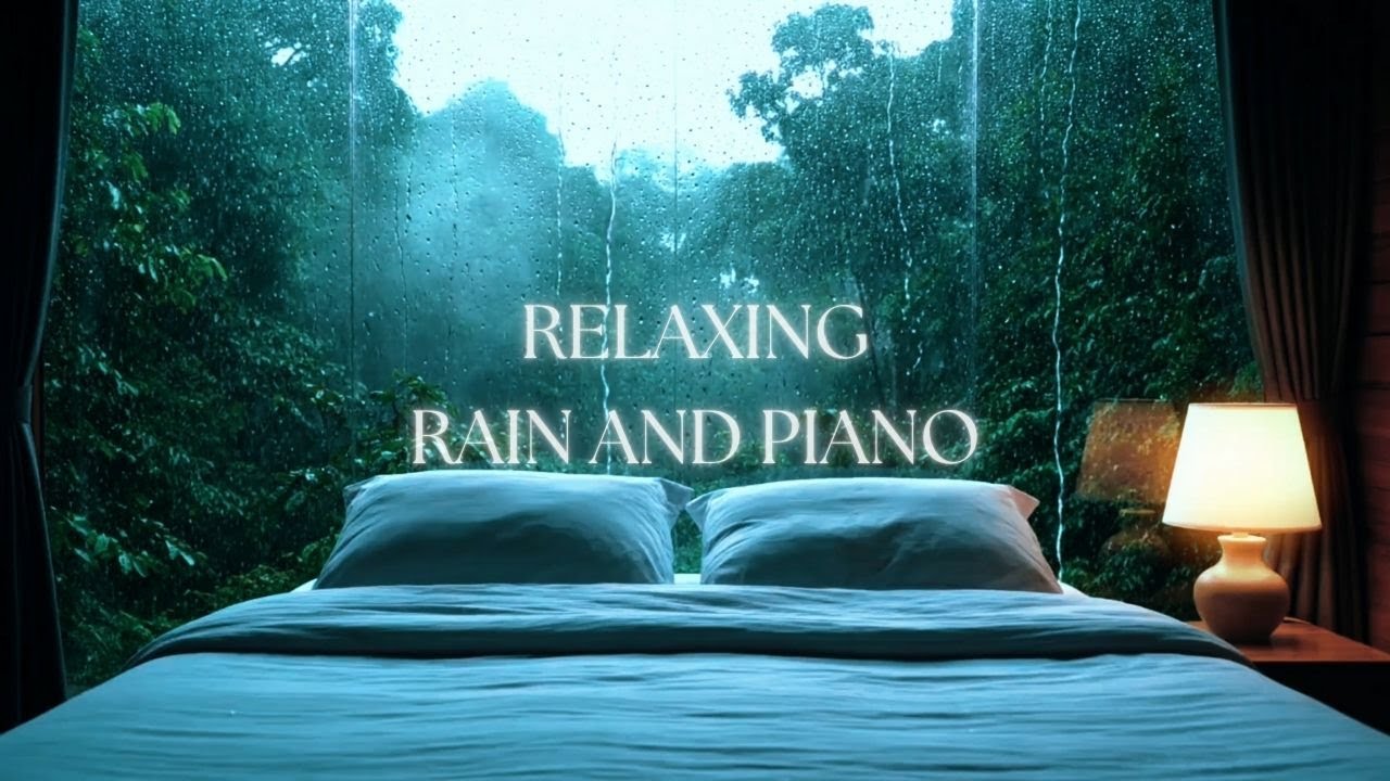 Cozy Rainy Night 🌧️ | Gentle Piano Music for Deep Sleep, Study & Relaxation #011