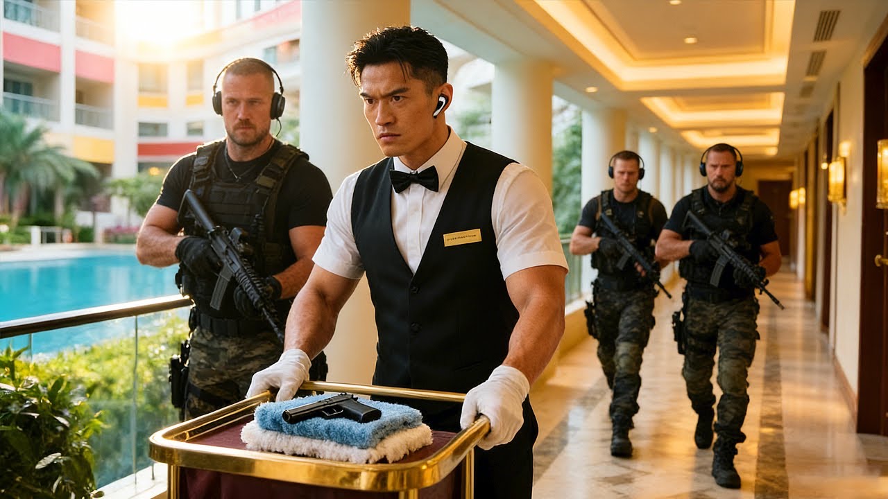 Special Forces King disguises himself as a waiter to rescue the hostages!