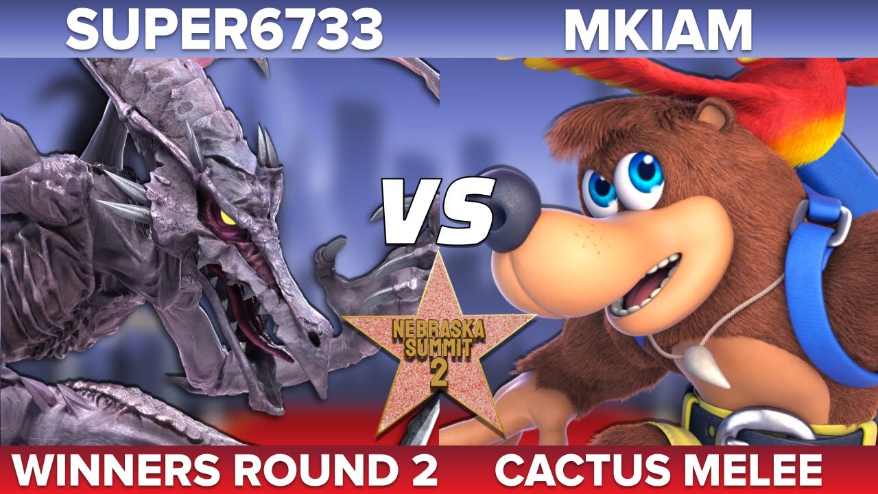 Nebraska Summit 2 - Super6733 (Ridley) vs MKiAM (Banjo, Fox) - Cactus Melee