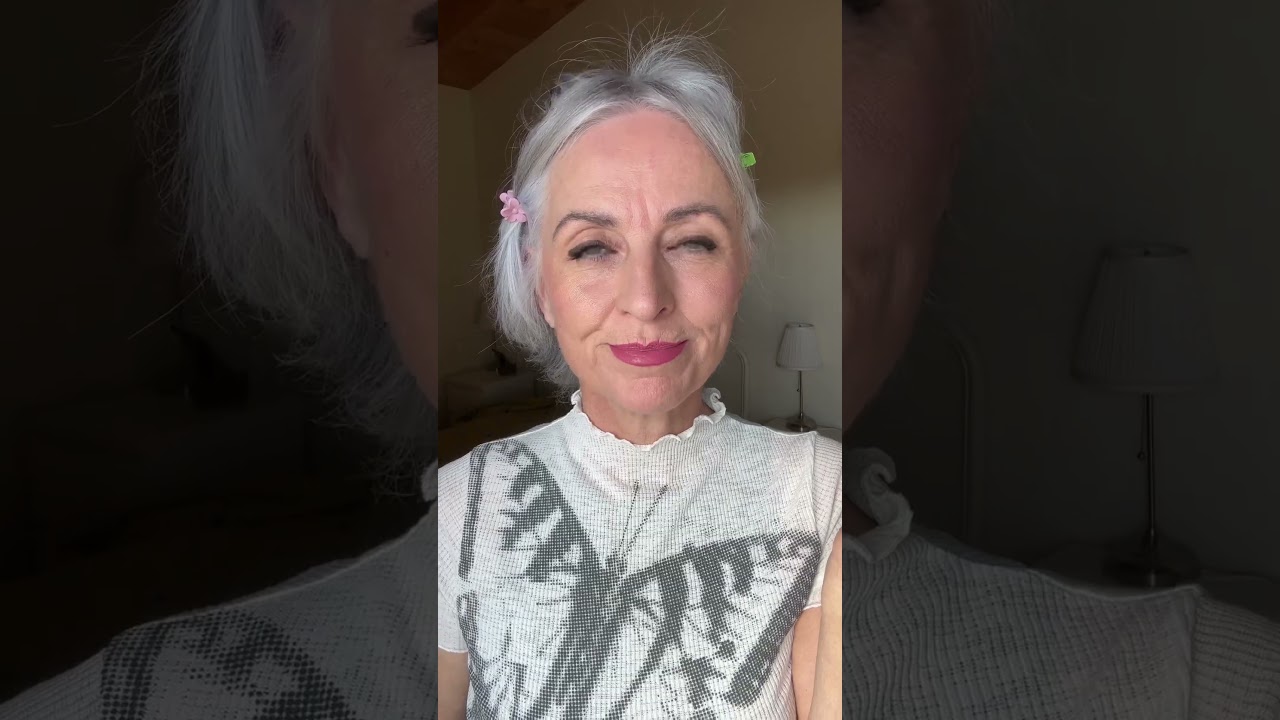 How old I feel is more important than how old I look with grey hair. #aging #over50 #silversisters