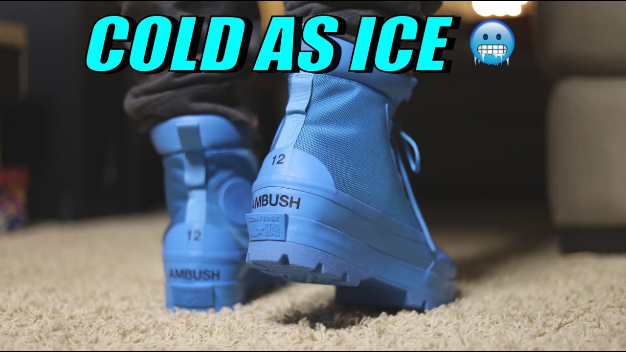 WINTER BLUES: AMBUSH x CONVERSE CTAS DUCK BOOT | Unbox, On feet and Detailed Review!