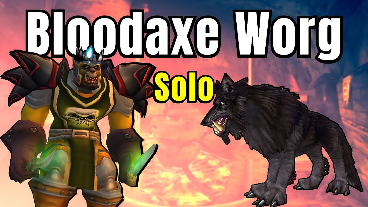Petless Bloodaxe Worg Hunter Solo Tame | WoW Classic SoD