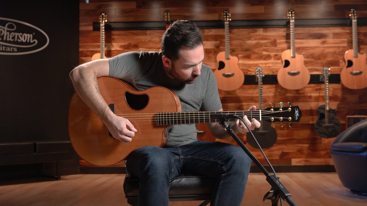 McPherson Guitars - MG 4.5 Tasmanian Blackwood & Bearclaw Sitka Spruce - Played by Carl Miner