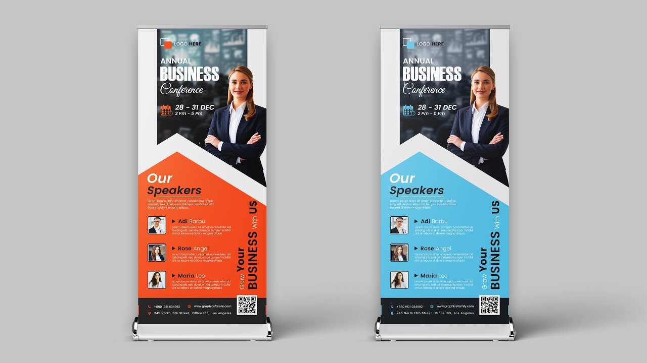 Roll Up Banner Design || Adobe Photoshop Tutorial