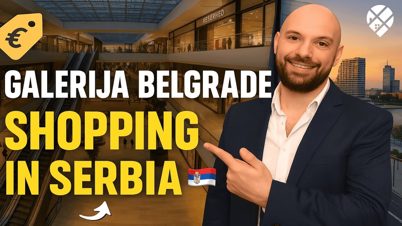 Inside Galerija Belgrade 🇷🇸 | Belgrade Waterfront’s Must-See Shopping Mall
