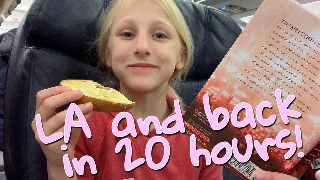 Pittsburgh to LA and BACK in 20 Hours! | Clara's World