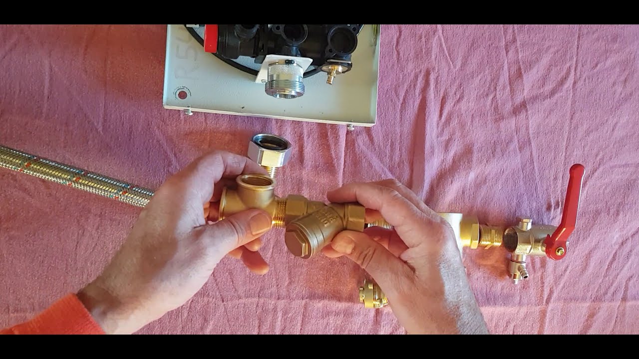 Montage vase d'expansion, filtre à tamis et pot a boue REFLEX EXDIRT