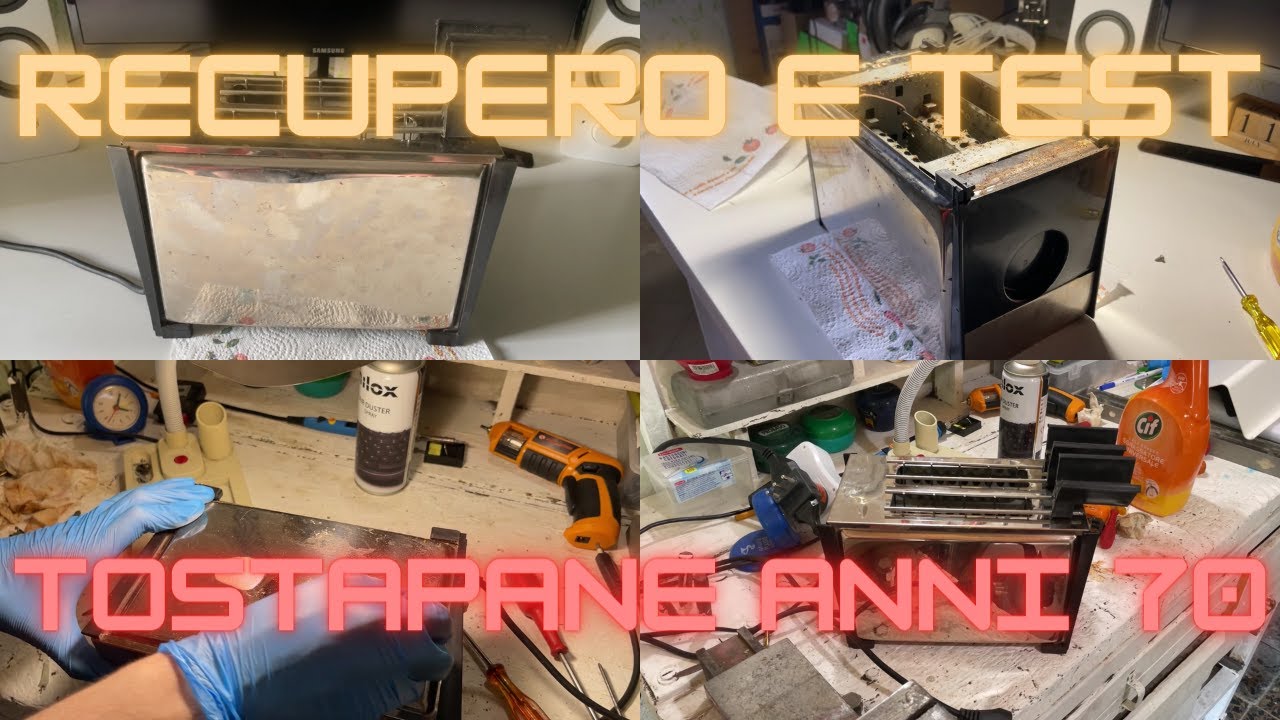 Recupero e test tostapane anni 70
