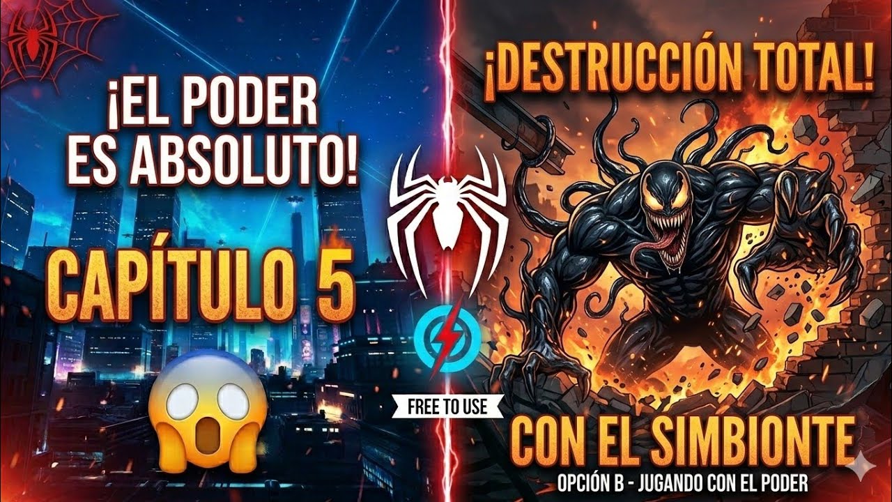 ¡EL PODER ES ABSOLUTO! 💀 DESTRUCCIÓN TOTAL CON VENOM EN EL CAPÍTULO 5 🕸️💥