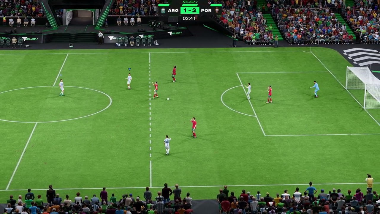 EA FC 25 RUSH GAMEPLAY ARGENTINA VS PORTUGAL //
