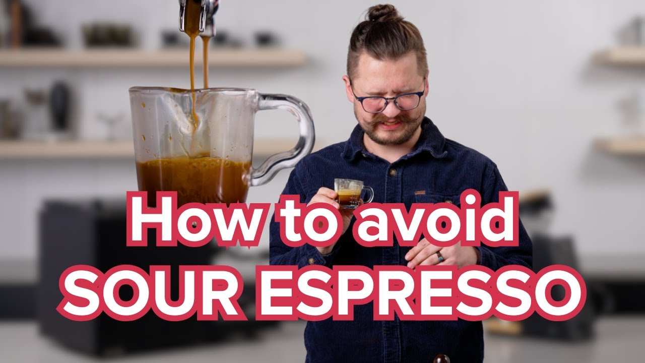 Stop Drinking Sour Tasting Espresso - Here's How To Fix It!