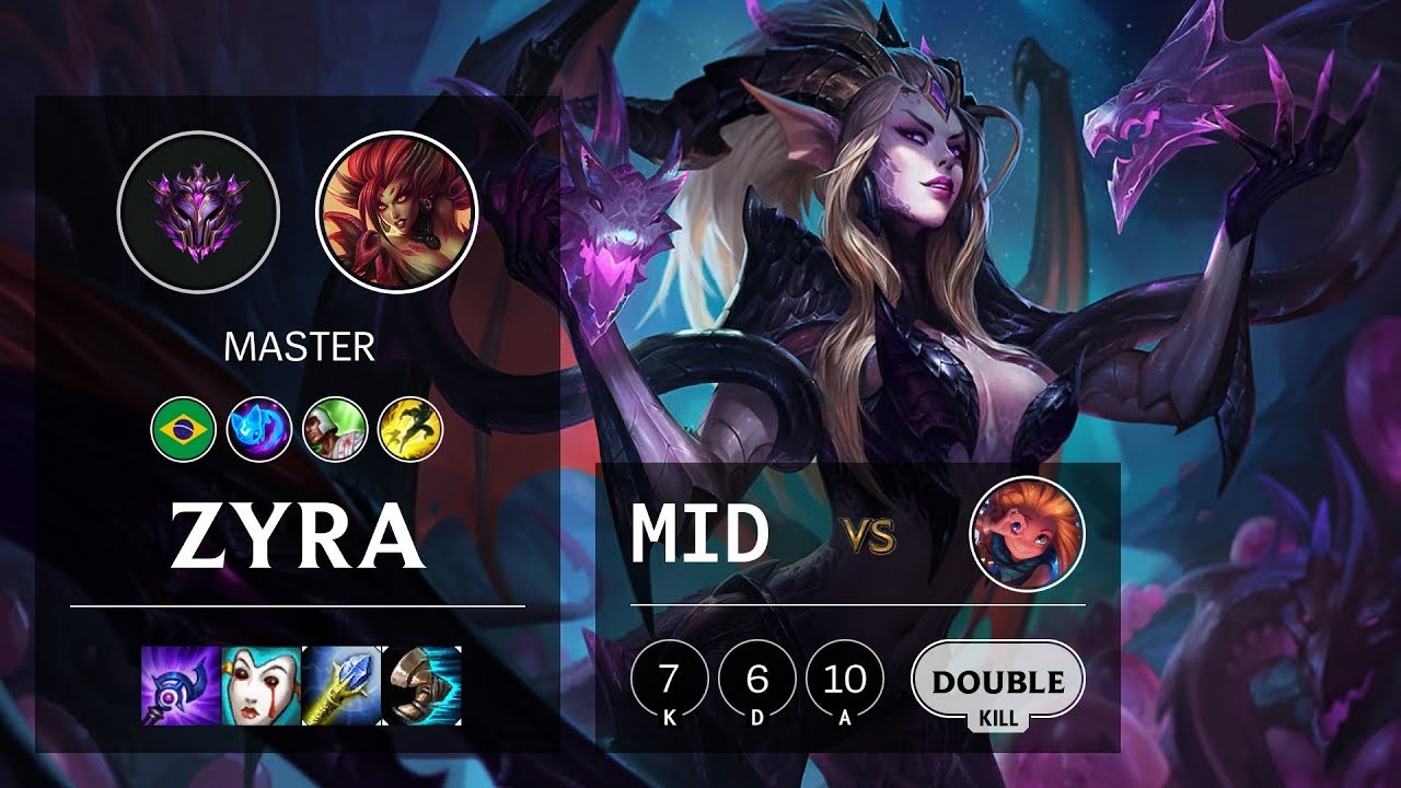 Zyra Mid vs Zoe - BR Master Patch 10.7