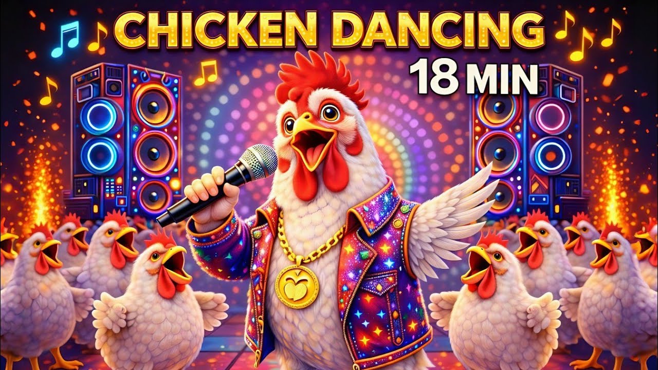 J. Geco - Песня про курицу 18 минут подряд | Видеоклип на песню про курицу и танец курицы 2026