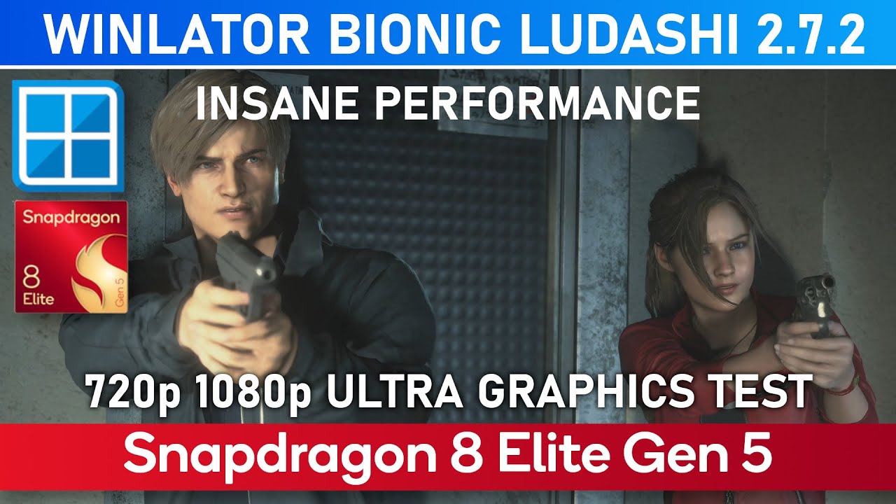 RESIDENT EVIL 2 REMAKE ~ Snapdragon 8 Elite Gen 5 PERFORMANCE TEST | Winlator Bionic Ludashi