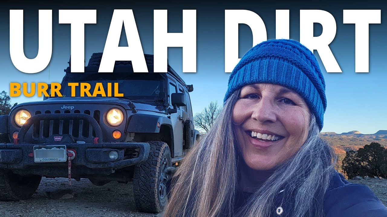 CAUGHT the MOUSE +  We do the Infamous BURR Trail SWITCHBACKS | Utah, USA | A Gal, her Jeep & Tuk