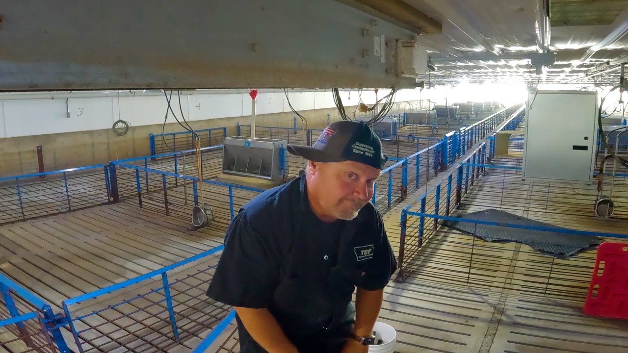 Repairing a $1,000,000 Pig Barn: Inlet Machine