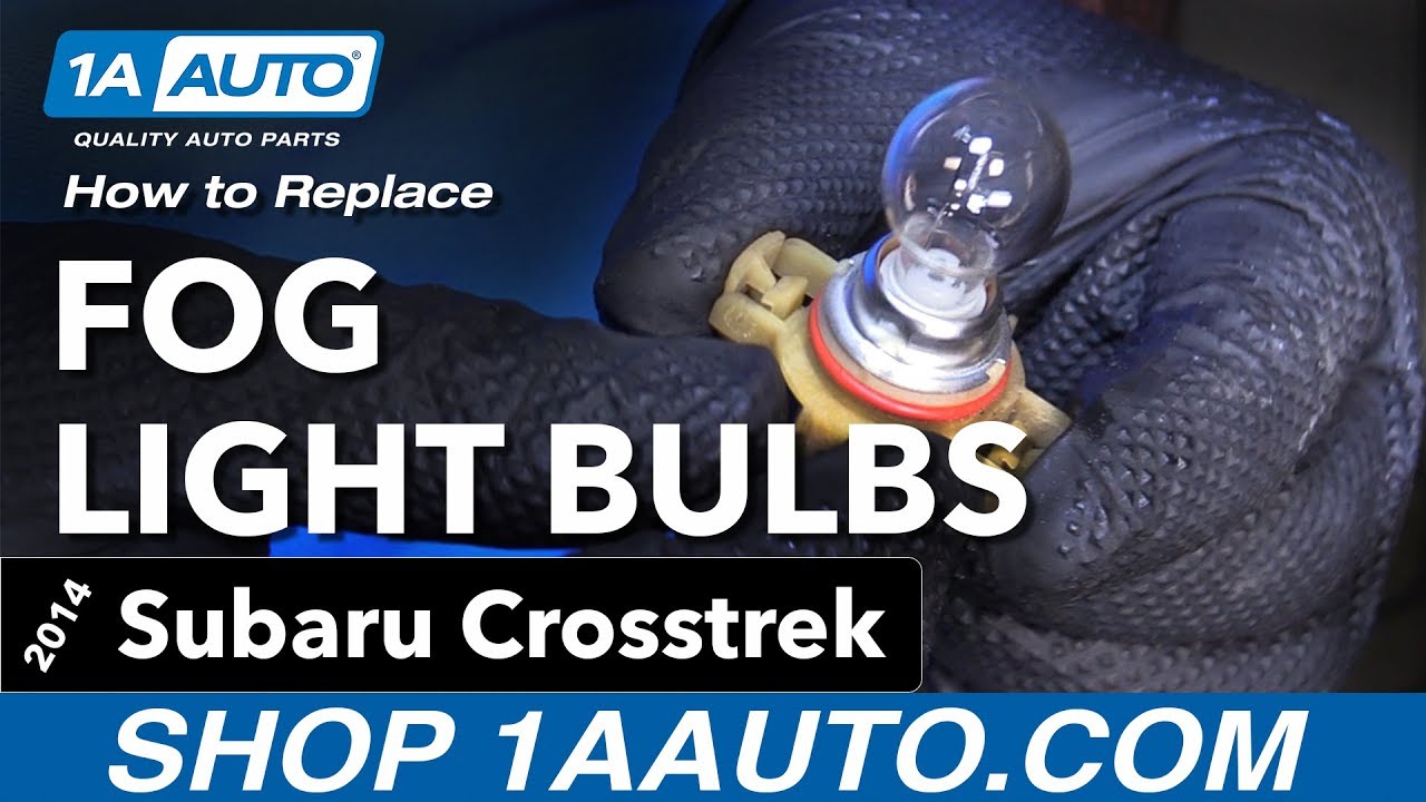 Как заменить лампы в противотуманных фарах Subaru Crosstrek 14-17 годов