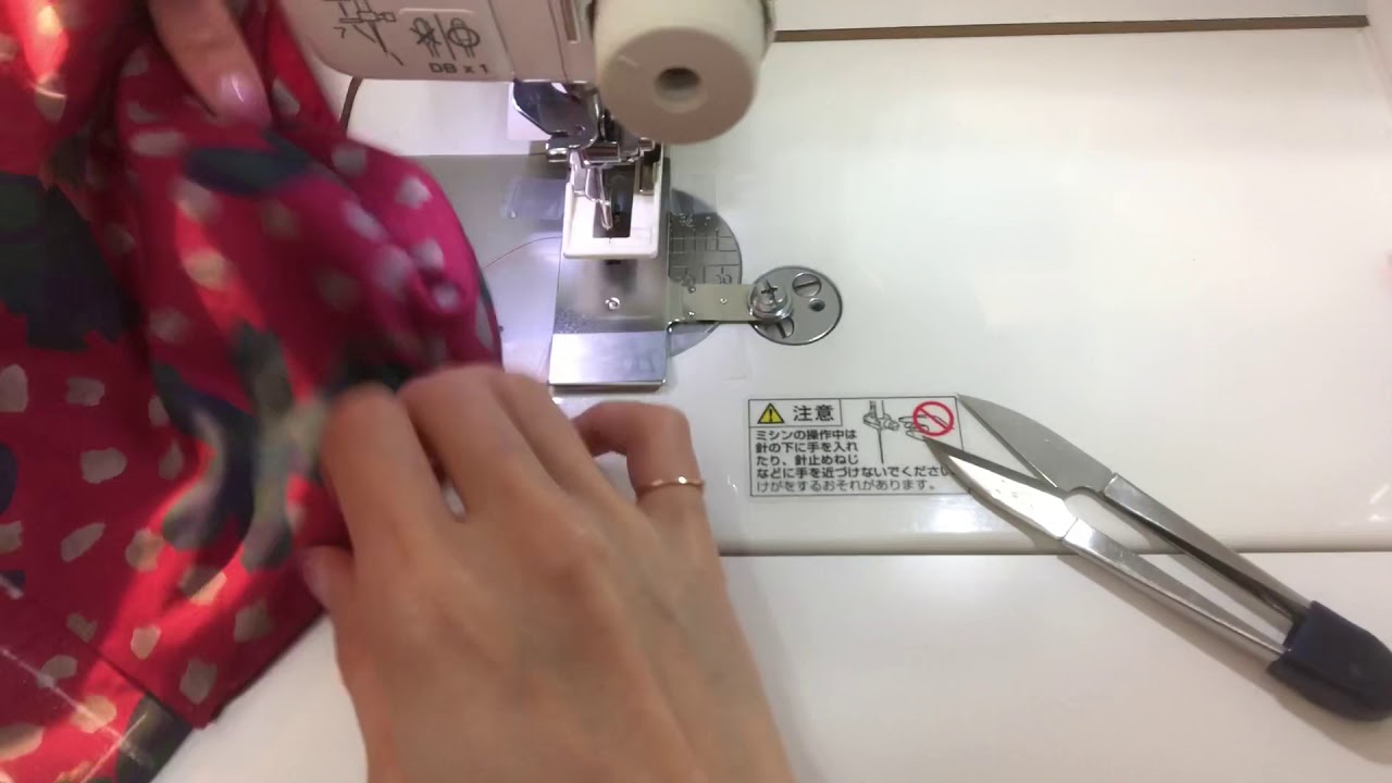 職業用ボタンホーラーB-6TA 縫い方のコツ