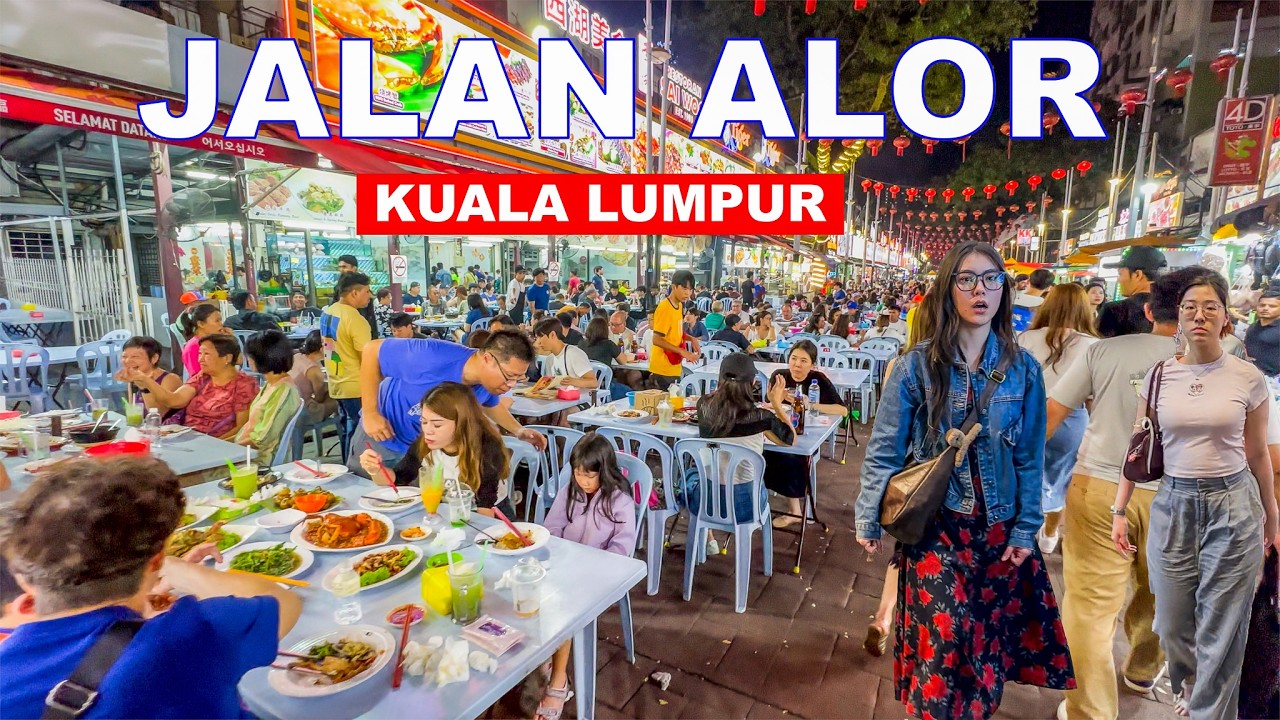 Jalan Alor Street Food Market | Best Food Lover Destination In Kuala Lumpur🇲🇾🍭🍢🍜