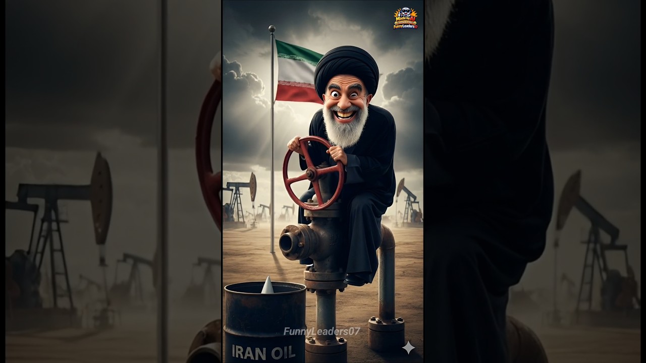 Epic Oil Fight: Trump & Khamenei 🤣🔥 | #shorts