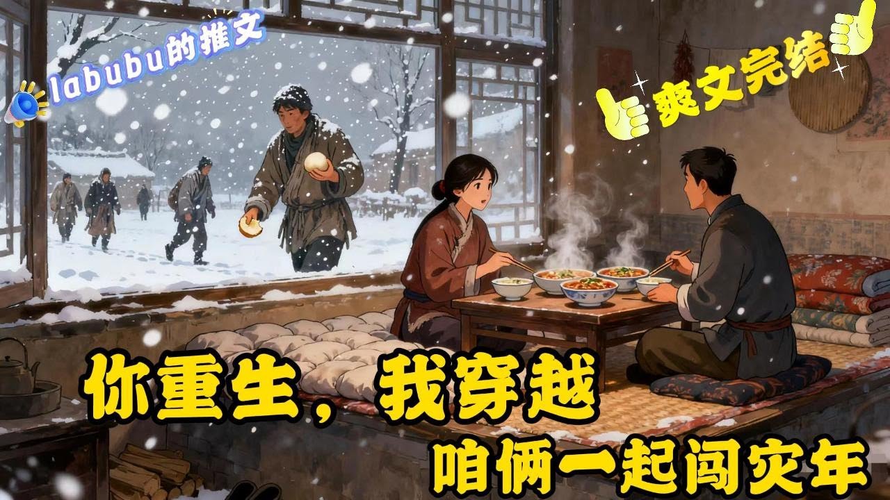 完结《首发》刚穿越就拜堂。得知三个月后就是天灾，沈弯立即一手银针治好瞎子夫君，然后连夜卷空渣叔的家产，去府城买房装修。 四米高半米厚的院墙、通铺到底的地炕、几百平的暖房…… #天灾#逃荒#空间#躺平