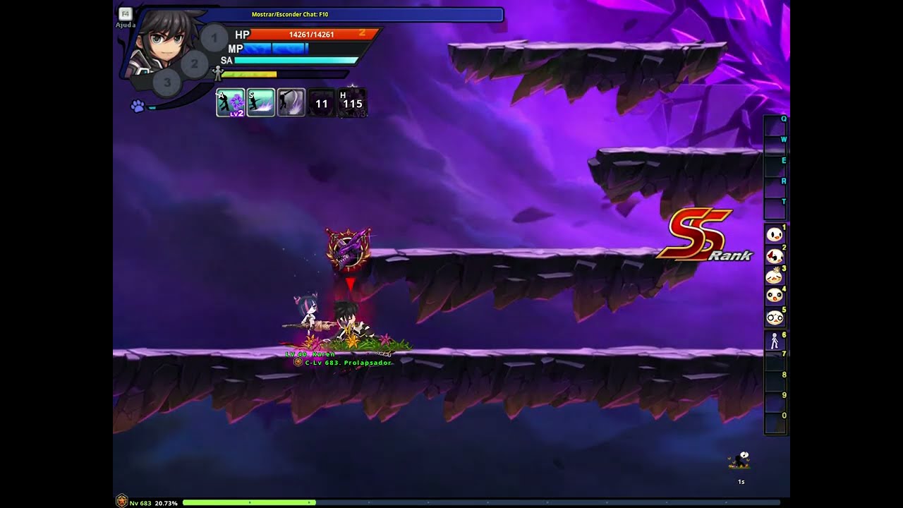 Sieghart Void (Invasion) 3F - Solo 01:55 No pots/No deaths - Grand Chase Classic