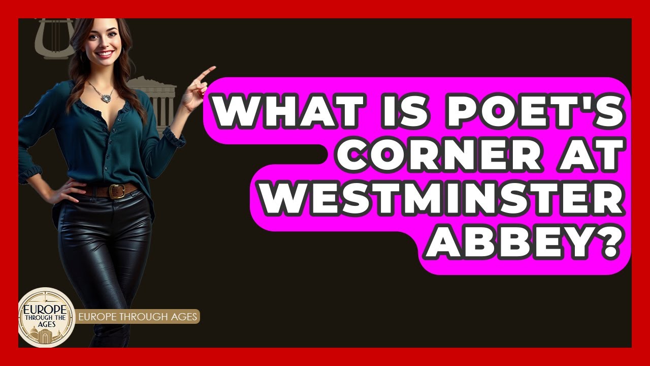 What Is Poet's Corner At Westminster Abbey? - Europe Through the Ages