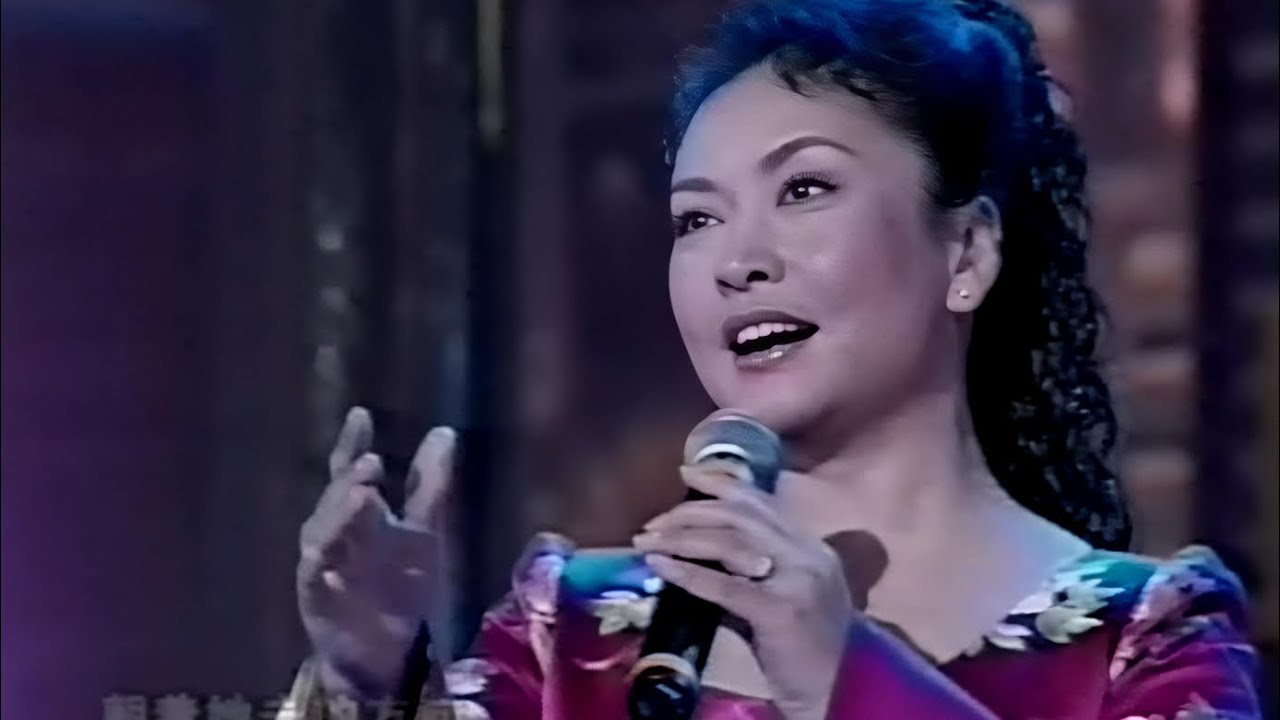 新疆民歌《在银色的月光下》彭丽媛2002年央视中秋晚会演唱-濠江明月香江情