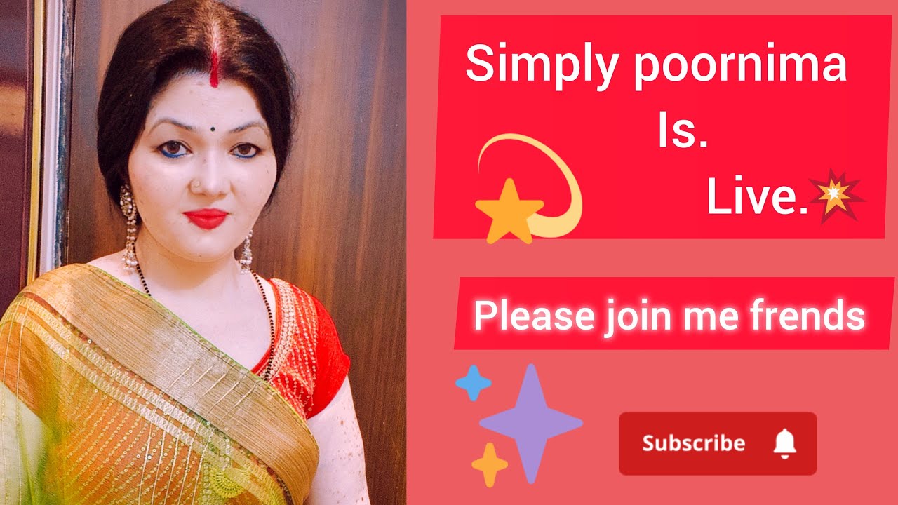 Simply Poornima 🩷 is live! welcome to my live 💖