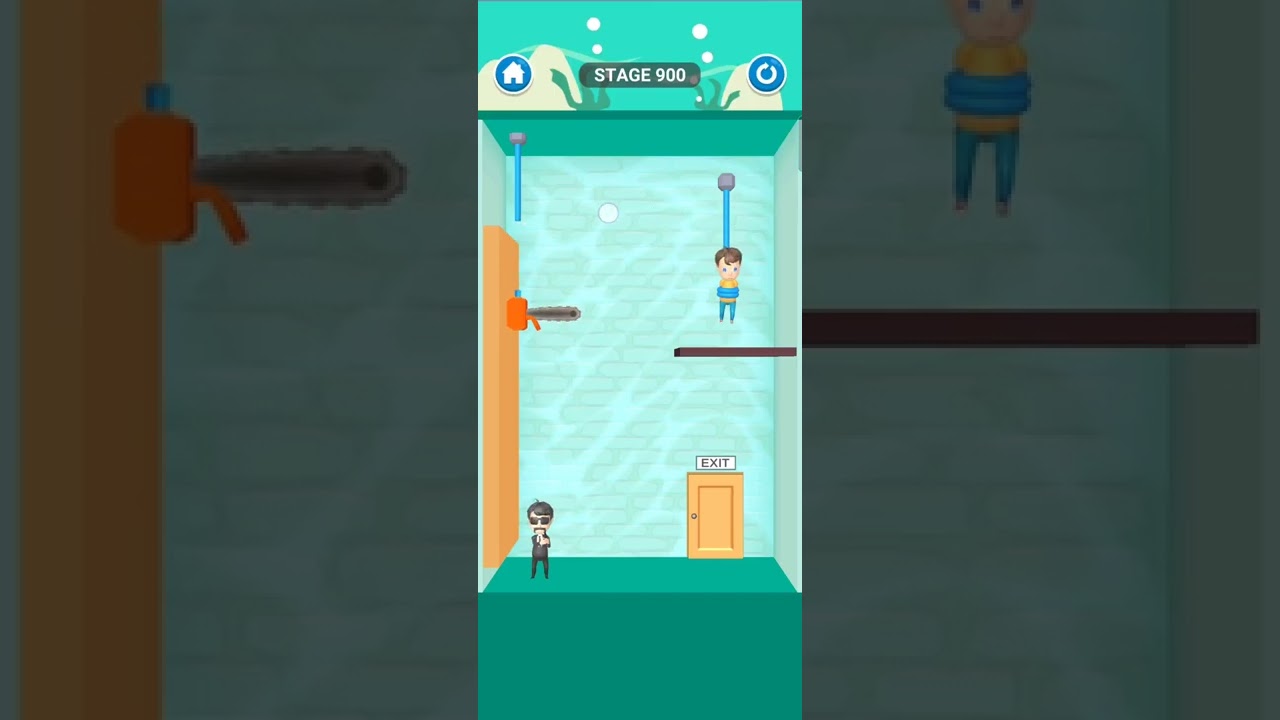 Rescue Cut 🚶🪢 Gameplay Walkthrough All Max Levels #shorts #RescueCut