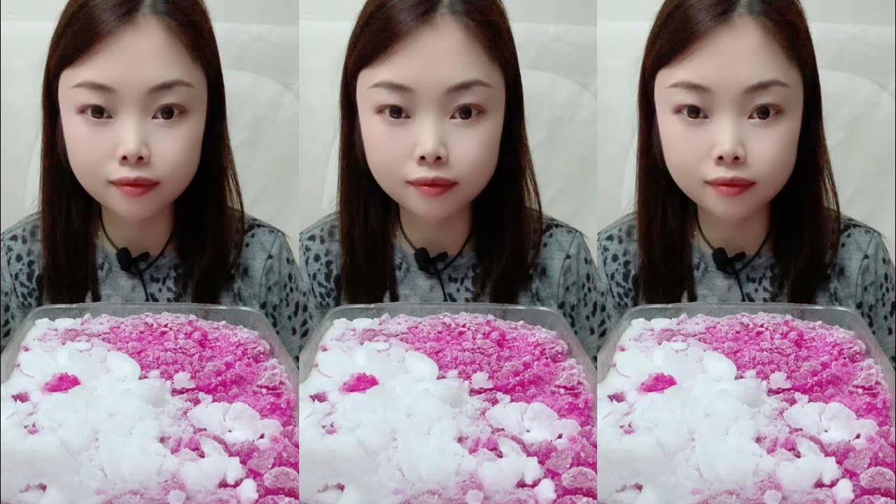ASMR ICE EATING / ASMR MUKBANG ICE EATING SOUNDS FROM THE FROZEN WATER