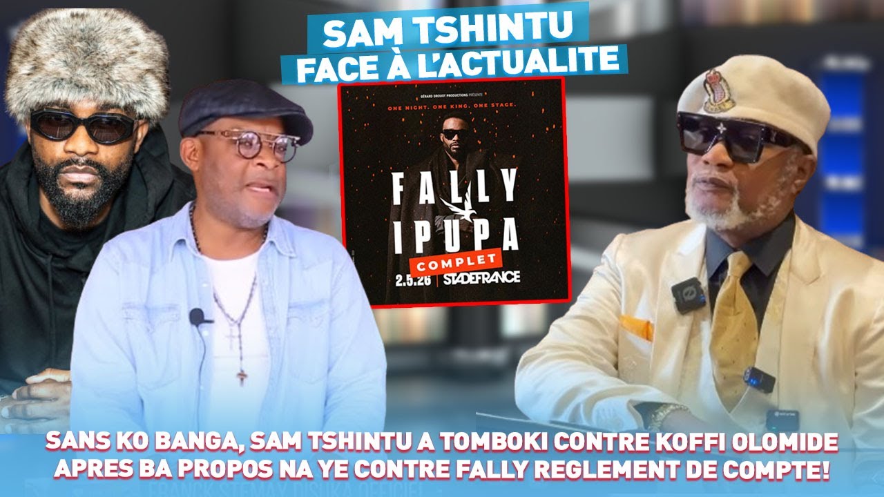 SANS KO BANGA, SAM TSHINTU A TOMBOKI CONTRE KOFFI OLOMIDE APRES BA PROPOS NA YE SUR FALLY