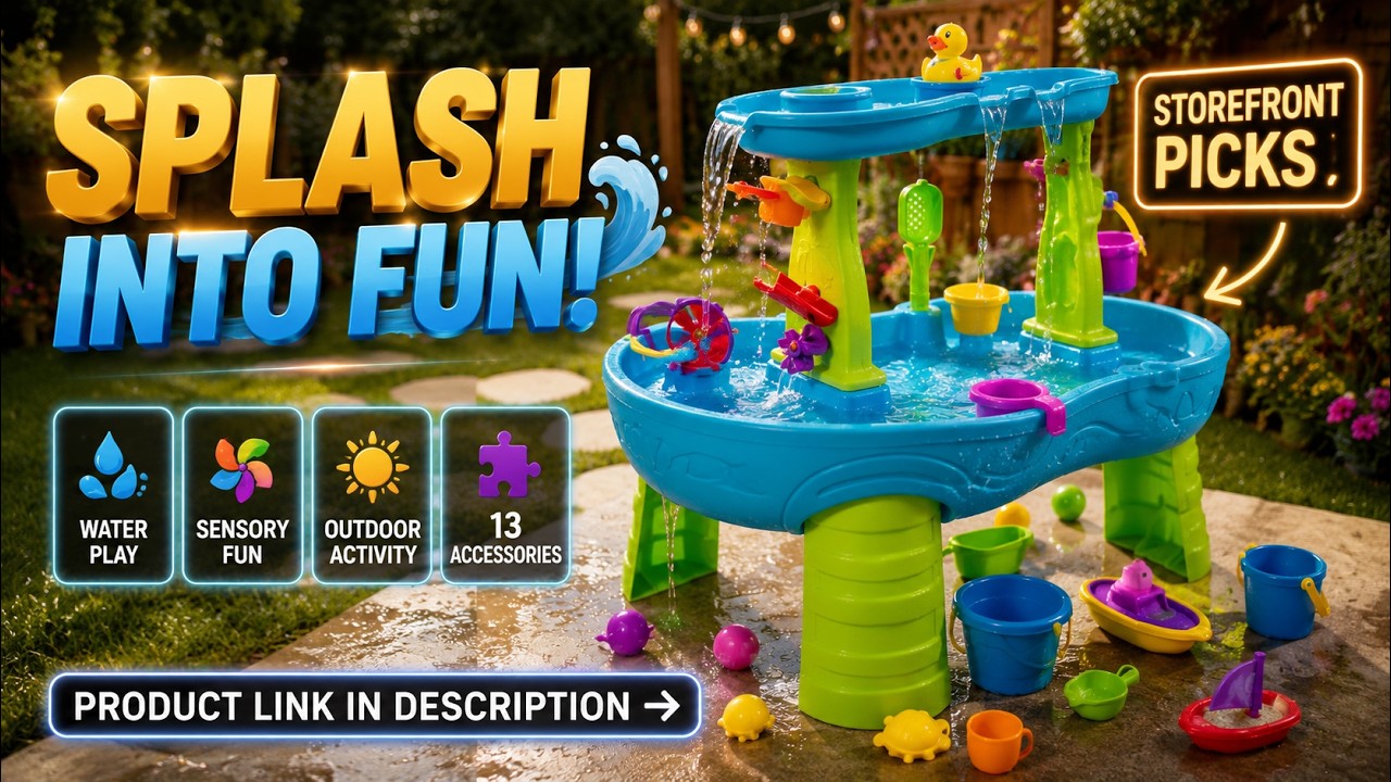 Step2 Rain Showers Splash Pond Water Table Review 💦 | Top Choice Finds