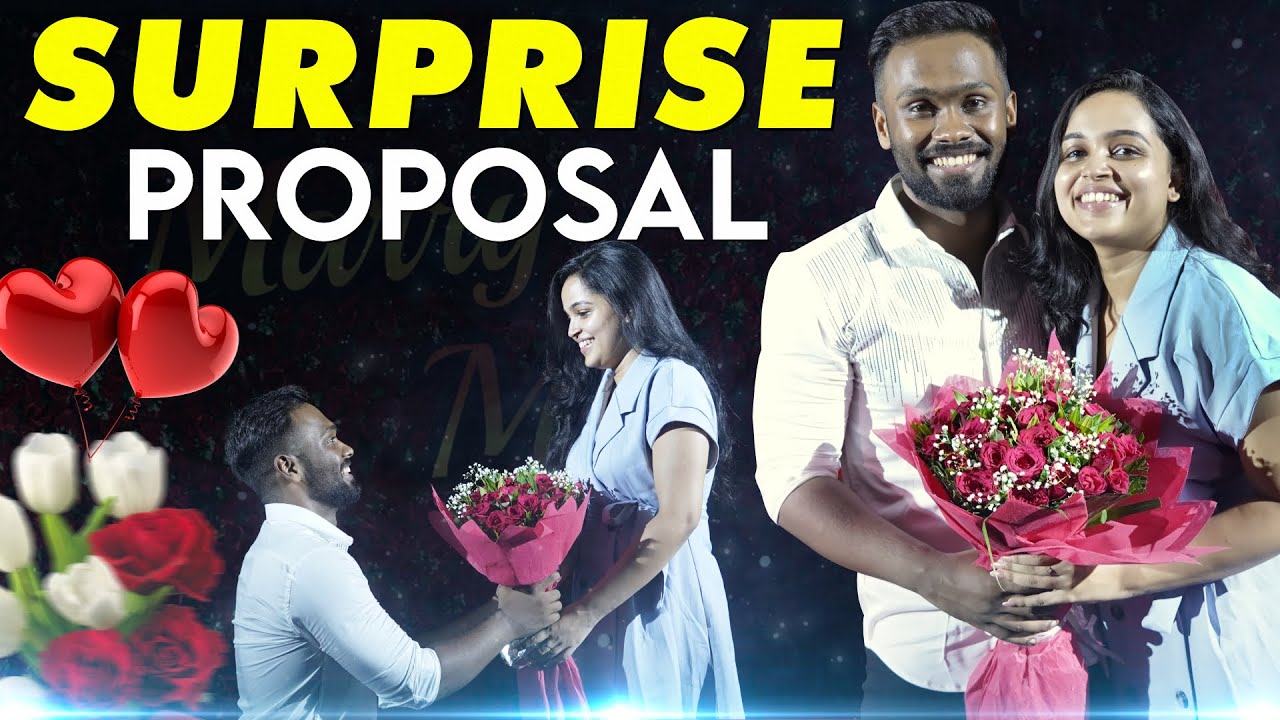 Surprise Proposal To Nakshatra ❤️ | Vijay Viruz
