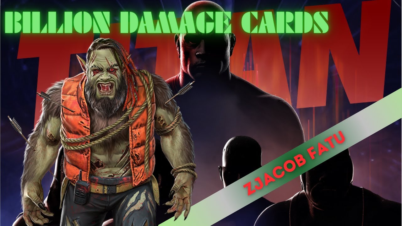 Карты «Миллиард урона» - zJacob Fatu :: Чемпионы WWE