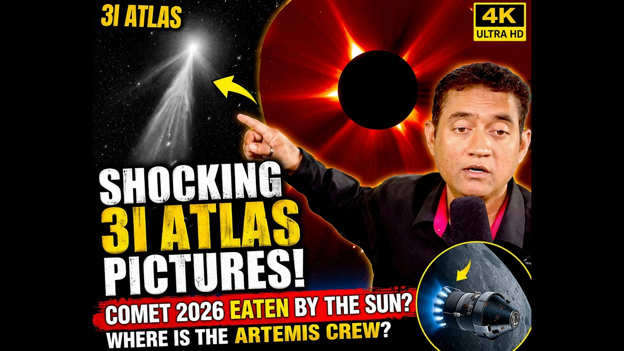 SHOCKING 3I ATLAS Pictures&hellip; Comet 2026 EATEN by the Sun? Where Is the Artemis Crew?