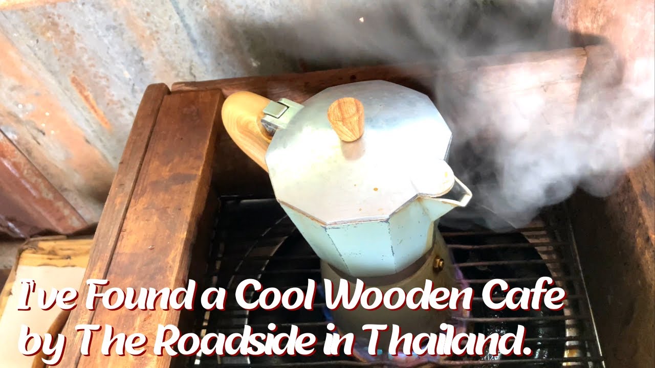 I've Found A Cool Cafe by The Roadside in Thailand - Thai Street Food