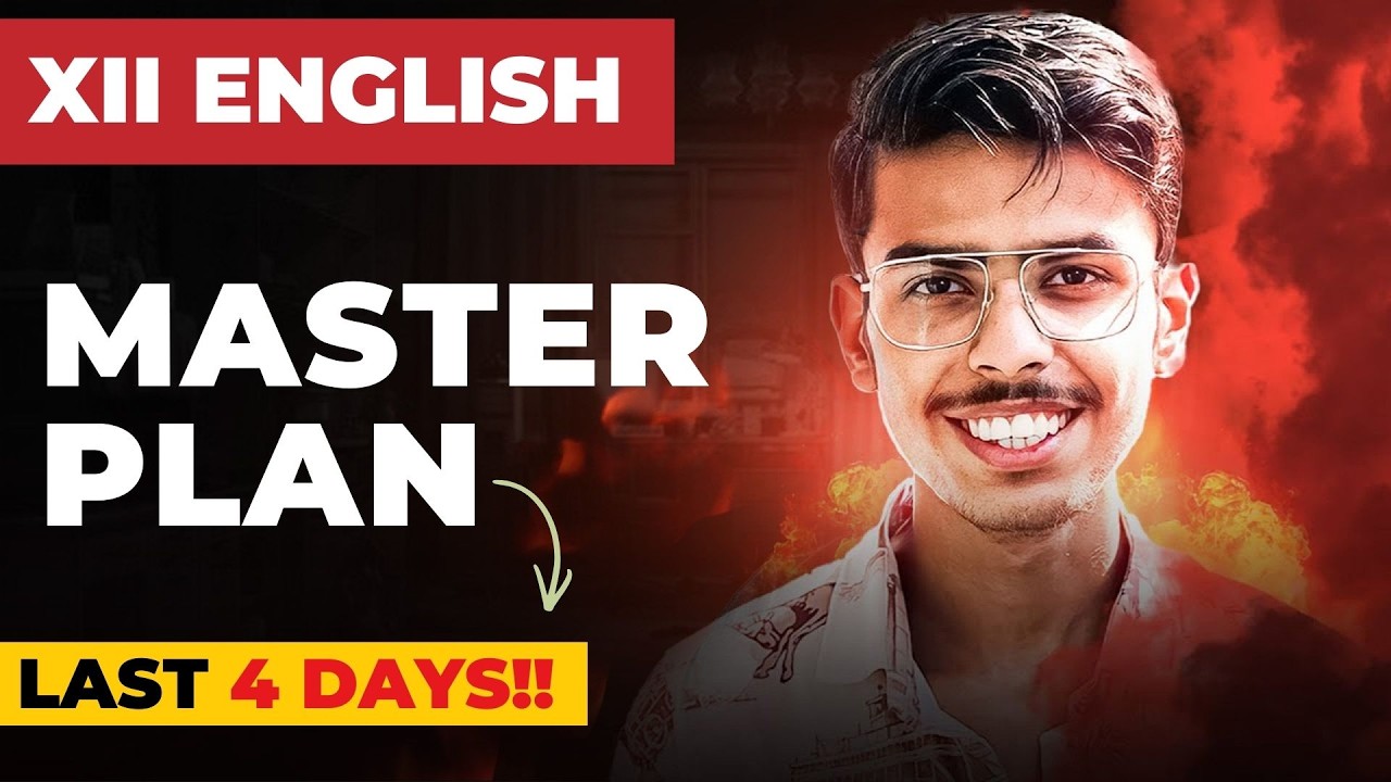 English Class 12 Board Exam Masterplan 2026 🔥🗿