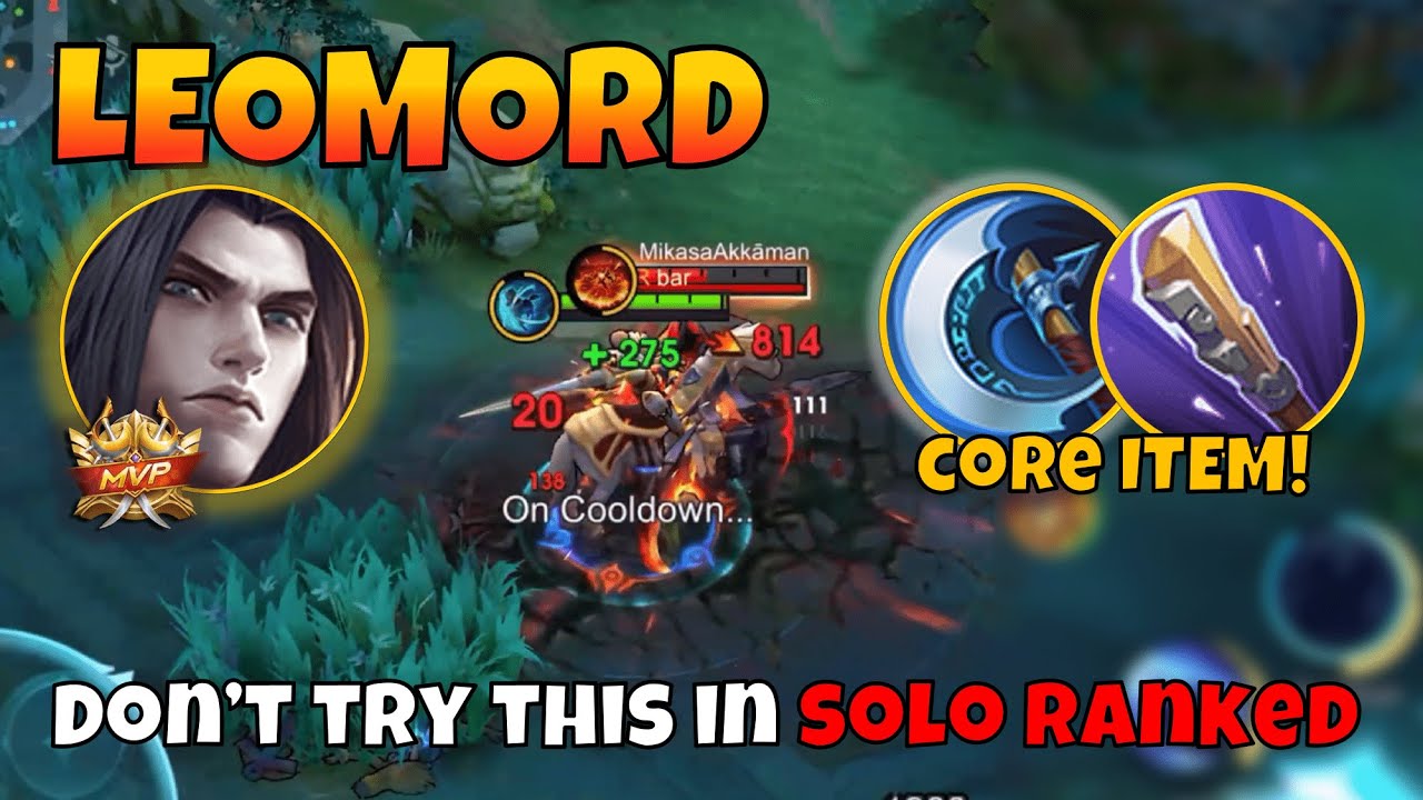 COMBO ITEM TERLARANG, CUMA BISA DIPAKE LEOMORD SEASON 39‼️LEOMORD BUILD CRITICAL GOLDEN STAFF - MLBB