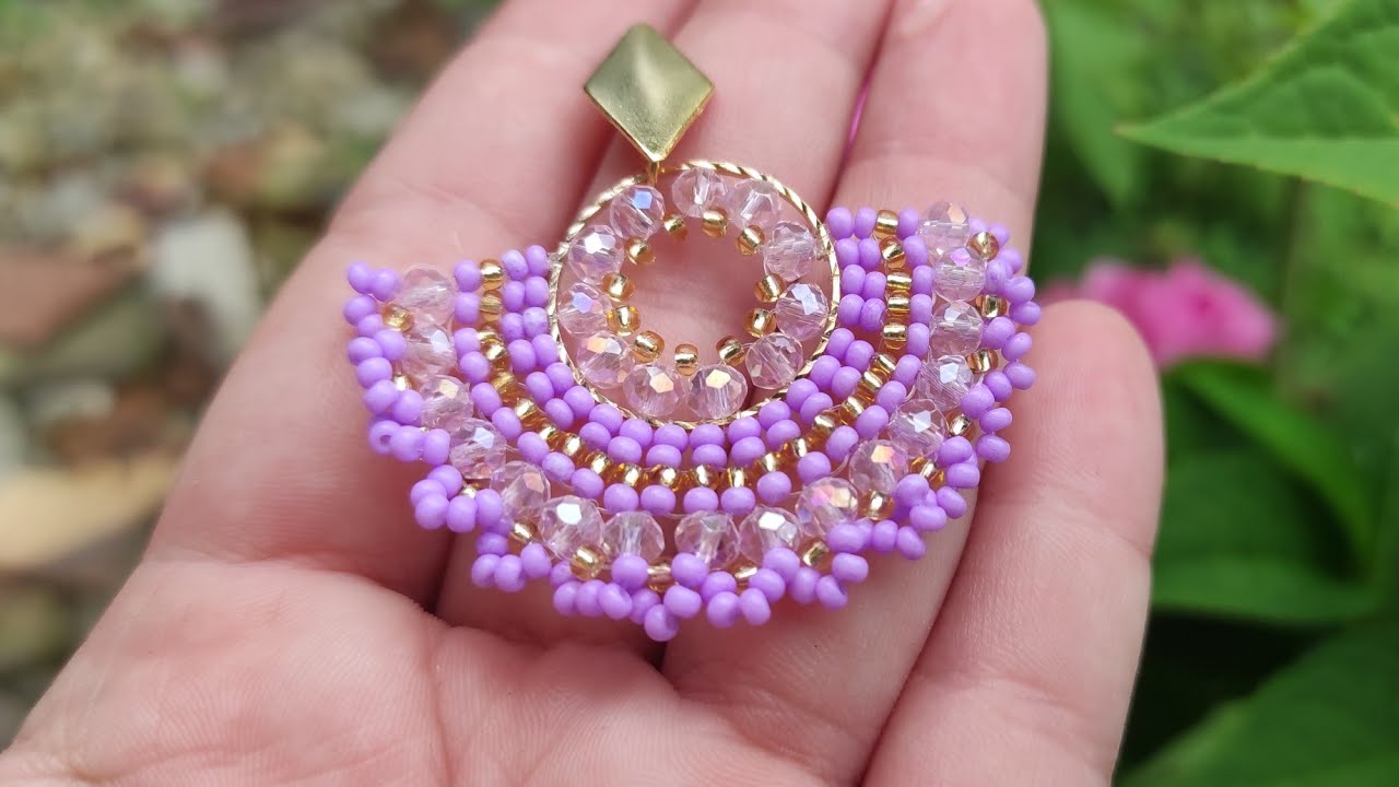 🟣COMO HACER ARETES EN MOSTACILLA Y MURANO