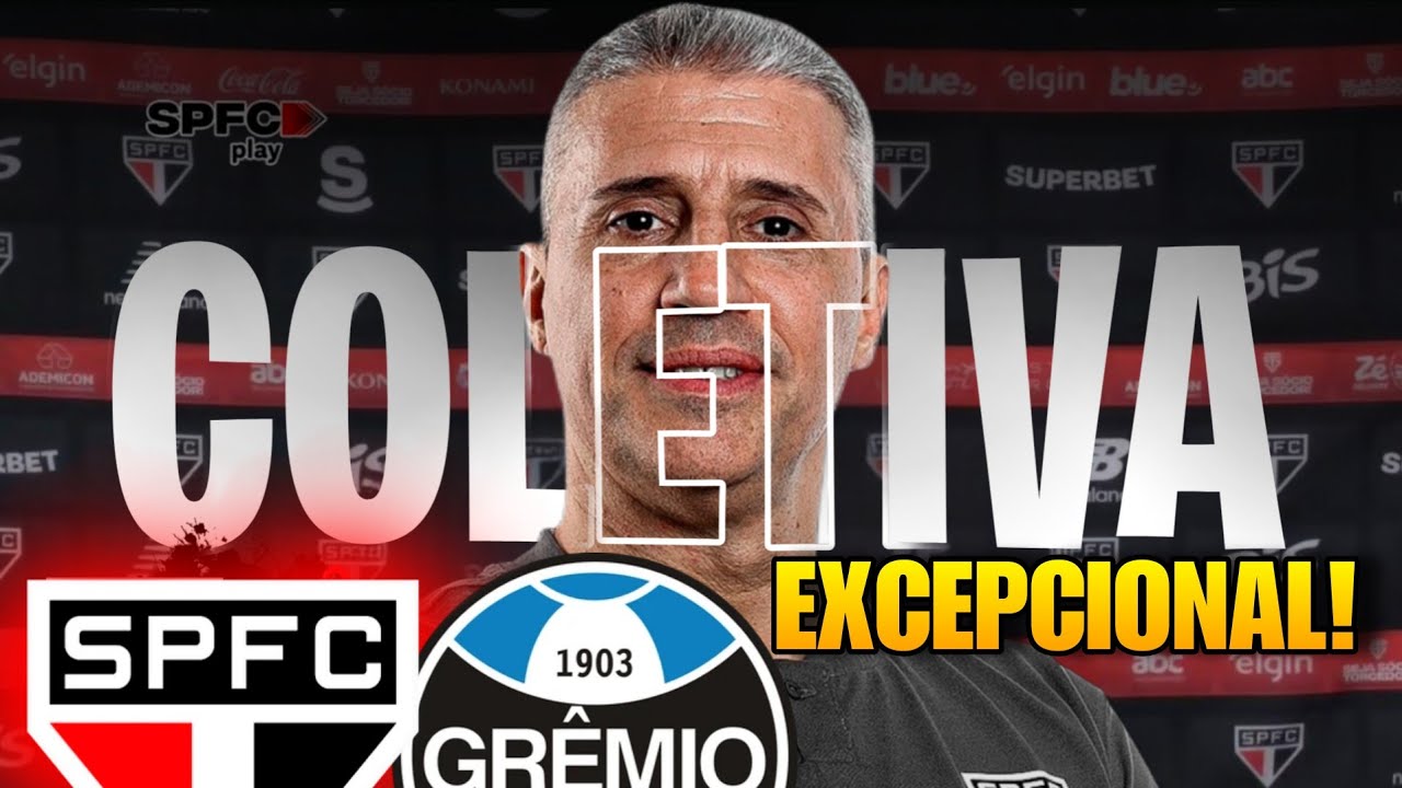 CRESPO SINCERO ALERTA PARA REFORÇOS MESMO COM VITÓRIA! COLETIVA CRESPO SÃO PAULO X0 GRÊMIO