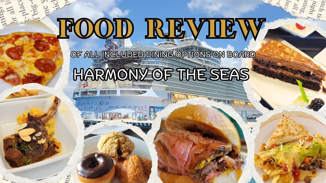 How's the COMPLIMENTARY food on Harmony of the Seas? Here's my review of 12 included dining options!