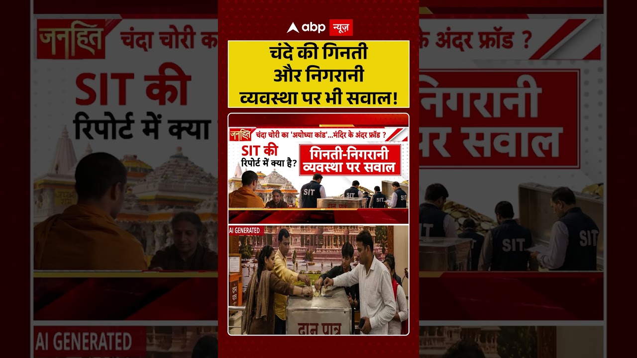 Ram Mandir Scam : चंदे की गिनती और निगरानी व्यवस्था पर भी सवाल! | #ytshorts #viral